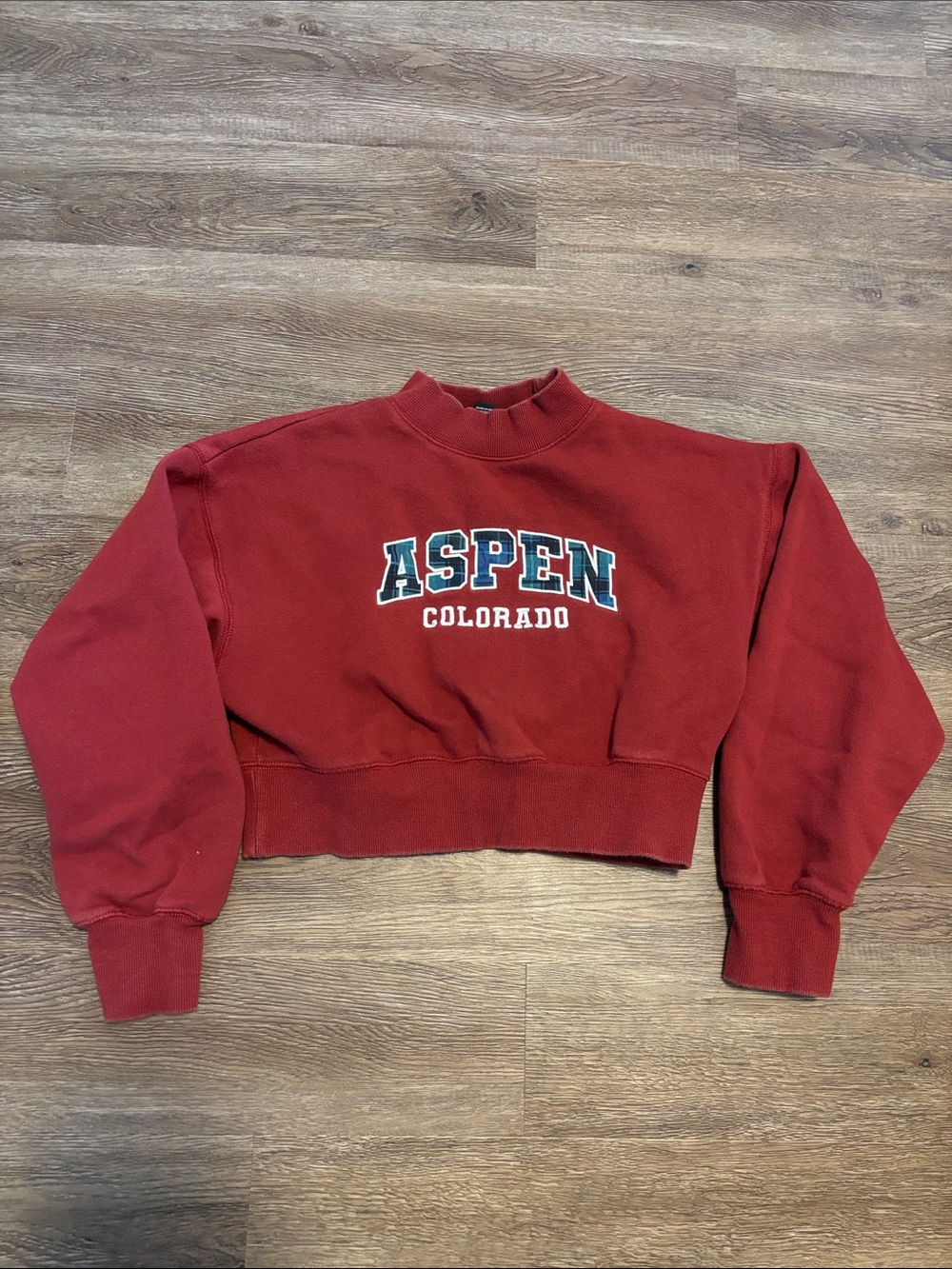 women’s forever 21 cropped sweatshirt